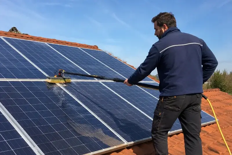 Nettoyage et entretien de panneaux solaires à Chens-sur-Léman